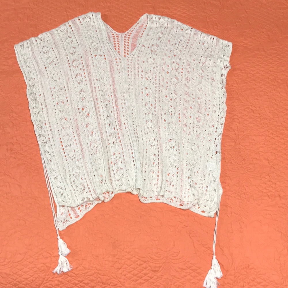 NWOT Bathing Suit Cover Up Swimwear, Crochet Dress